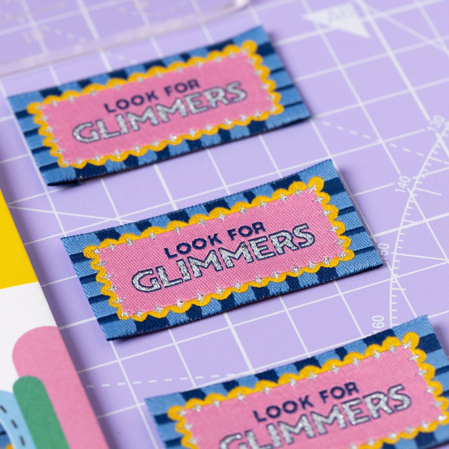 Little Rosy Cheeks Woven Sewing Labels - Look for Glimmers