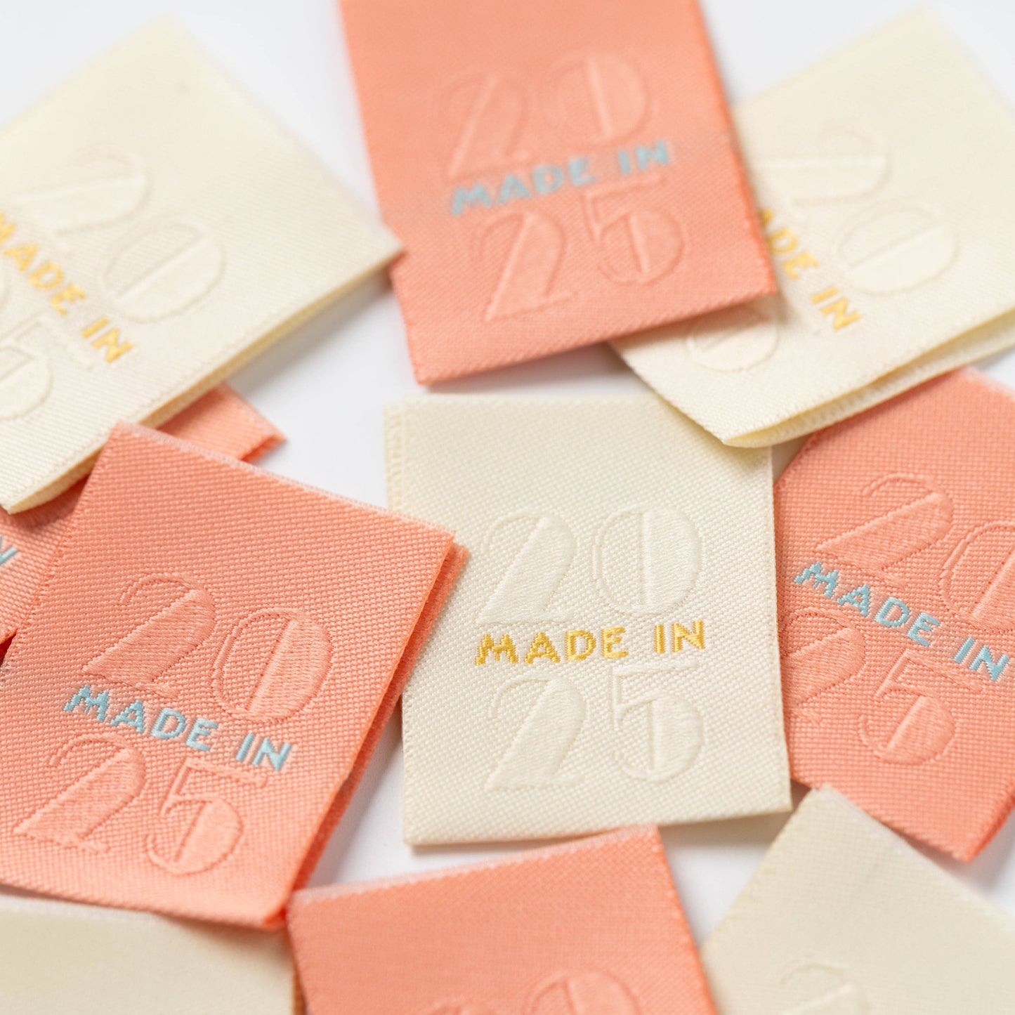 Little Rosy Cheeks Woven Sewing Labels - Made in 2025