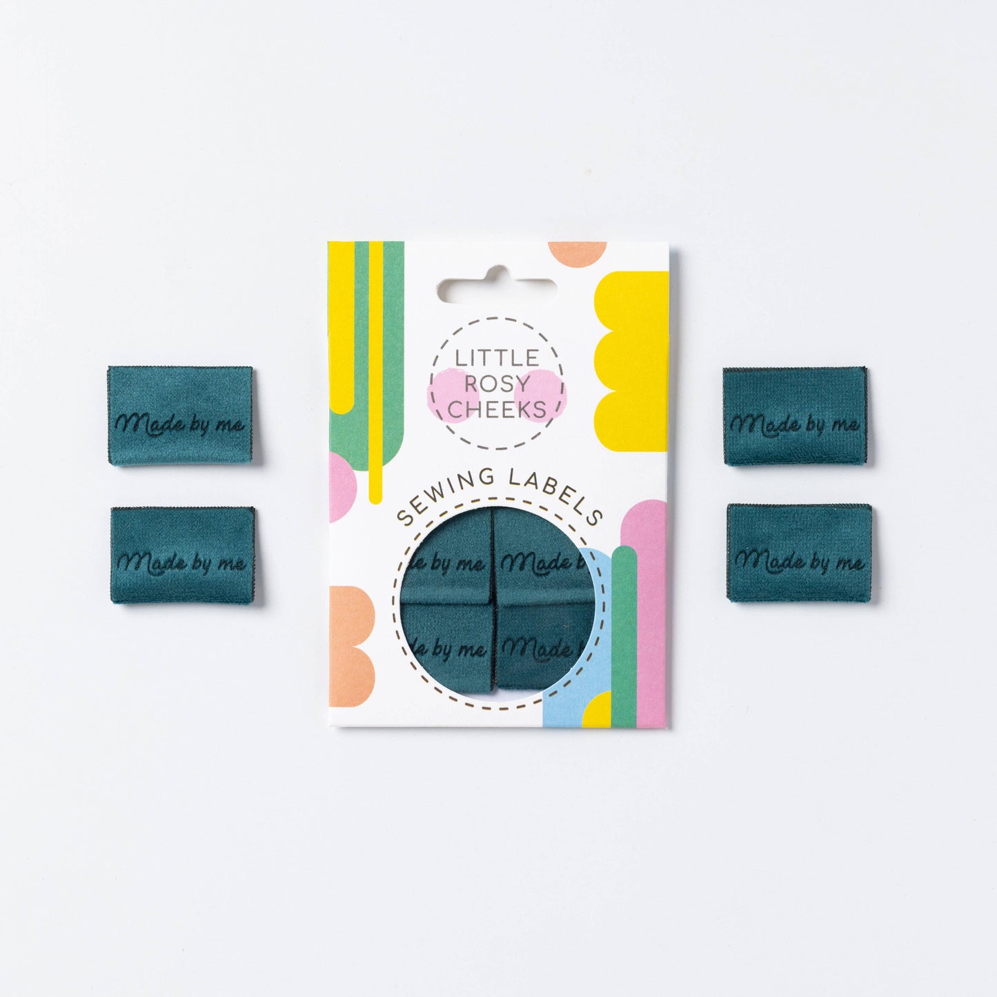 Little Rosy Cheeks Woven Sewing Labels - Made by Me Velvet