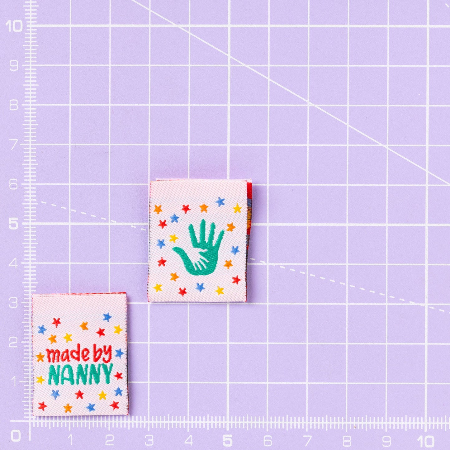 Little Rosy Cheeks Woven Sewing Labels - Made By Nanny 2.0