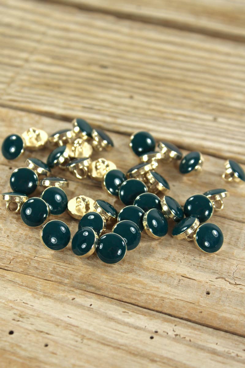 Bouton Chic Dark Lagune