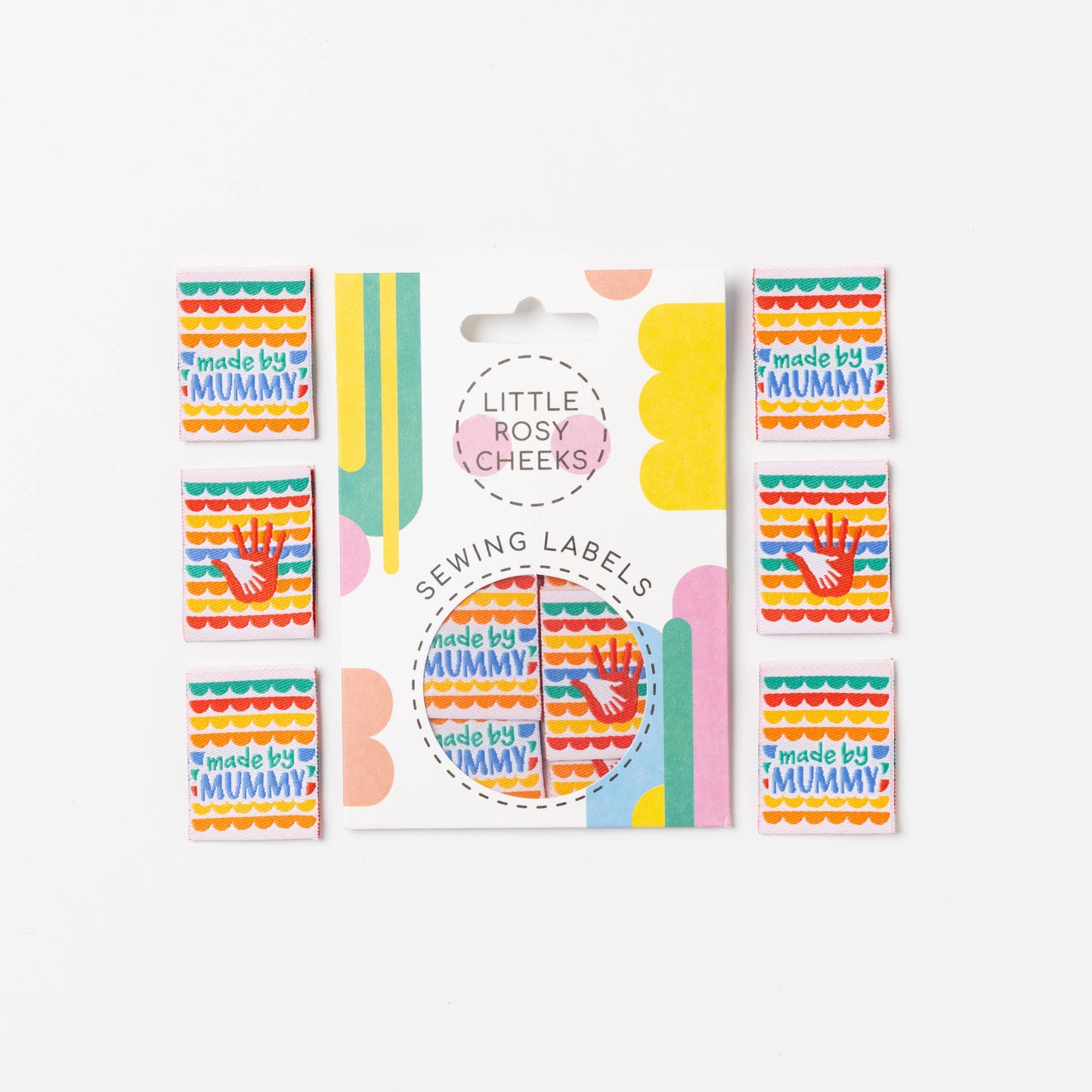 Little Rosy Cheeks Woven Sewing Labels - Made by Mummy 2.0