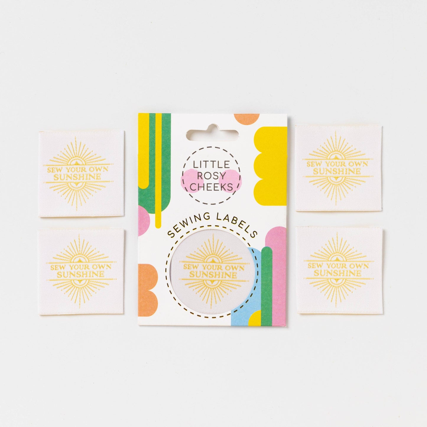 Little Rosy Cheeks Woven Sewing Labels - Sew Your Own Sunshine