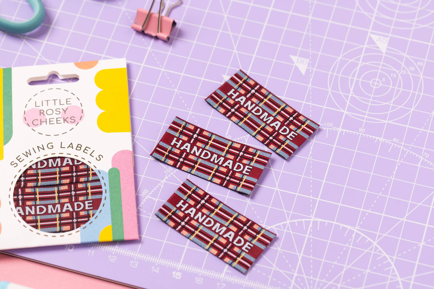 Little Rosy Cheeks Woven Sewing Labels - Highland Handmade