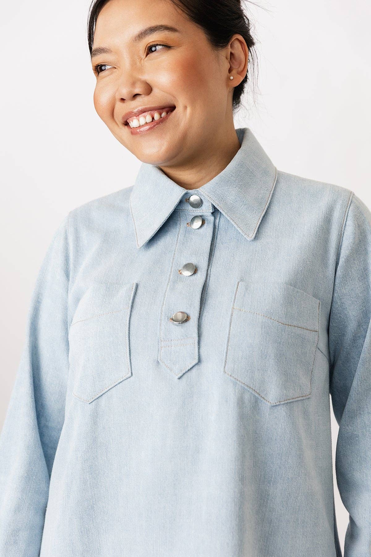 Loviisa Shirt Dress Sewing Pattern by Named