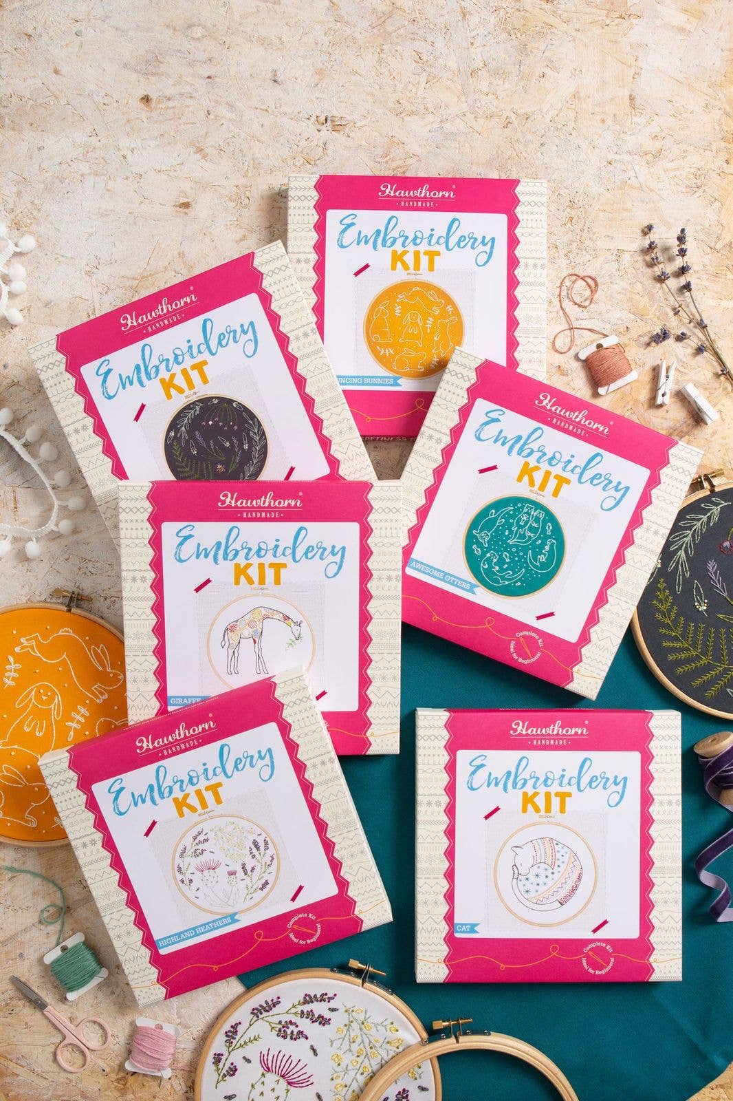 Kit de bordado Crafty Cats: kit completo para principiantes