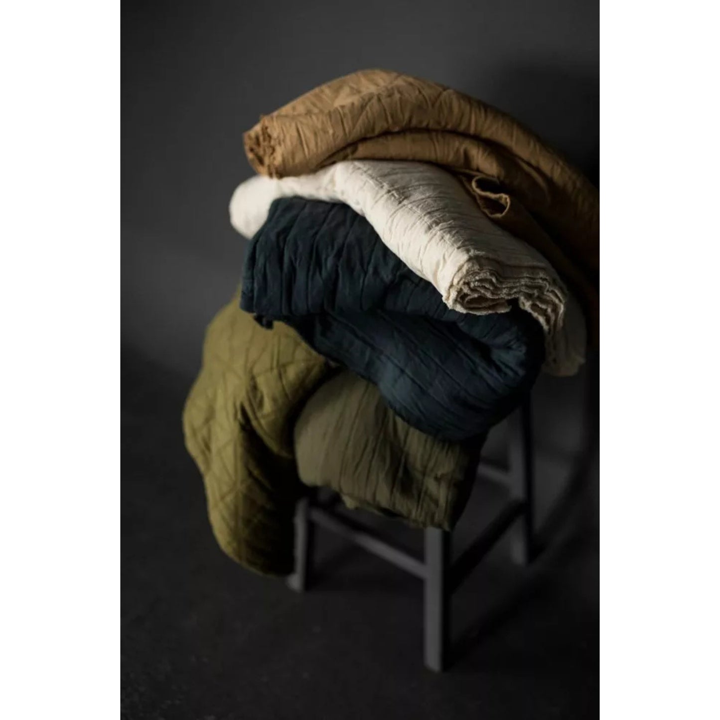 Quilted Jacquard Indian Cotton Dressmaking Fabric by Merchant and Mills 'Natural Square'