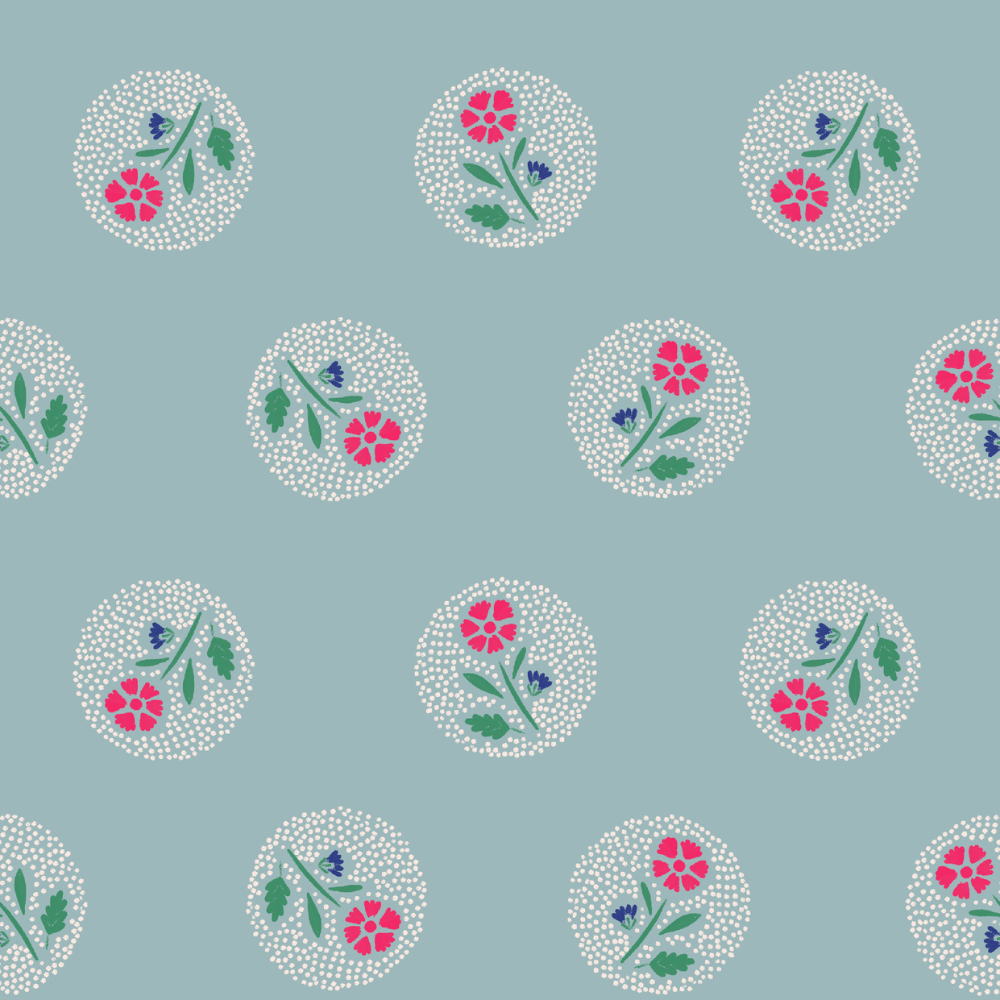 'Sweet Pea' Viscose dressmaking Fabric by Lise Tailor - Spring Collection 2025