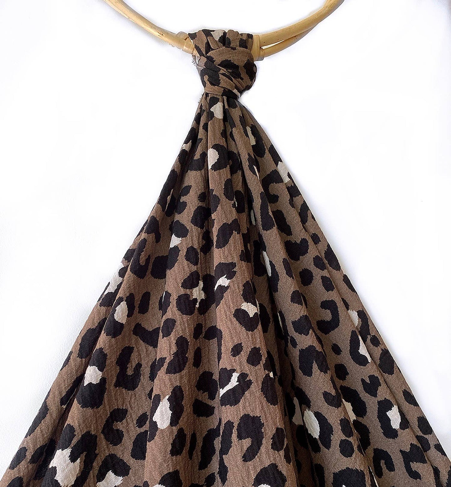 BACK IN STOCK - 'Mara' Leopard Print Viscose Dressmaking Fabric by My Dress Made
