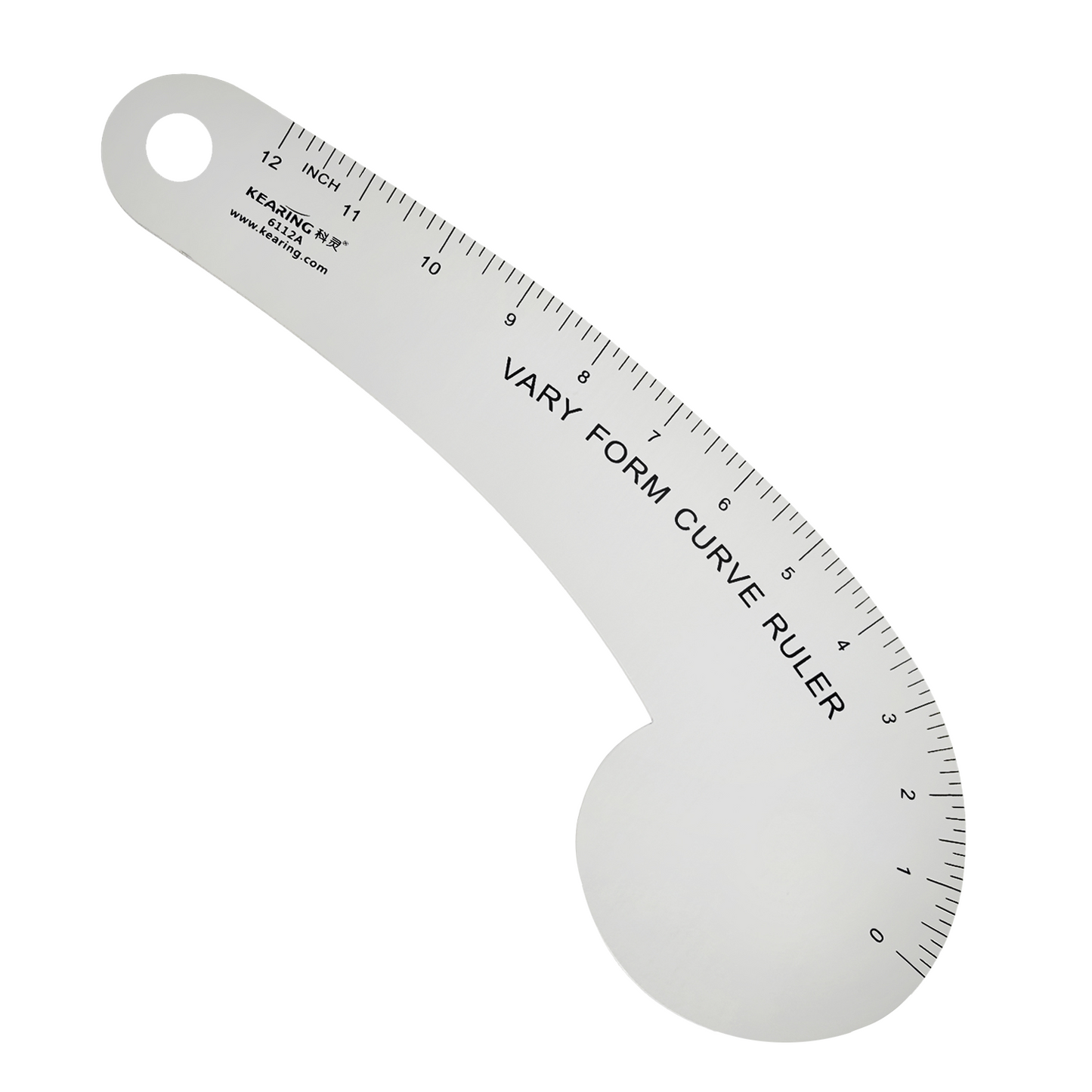 12” Aluminium French Curve Dressmaking Ruler