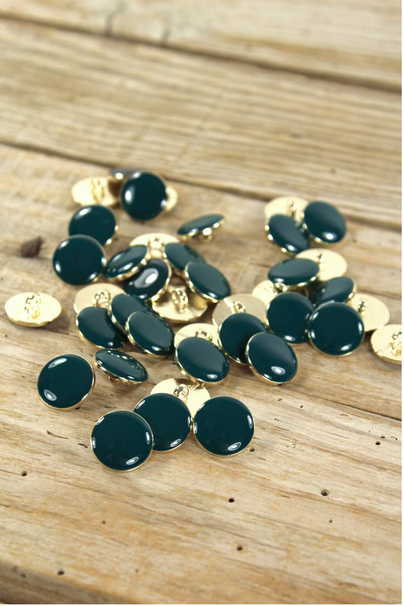Bouton Chic Dark Lagune
