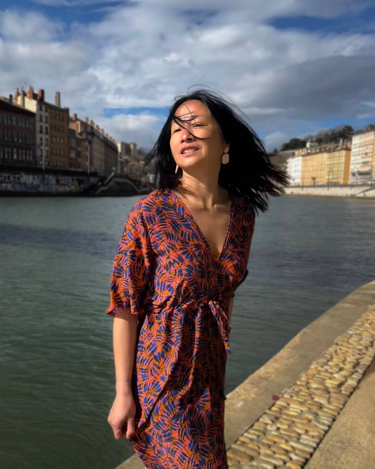 My Dress Made French Viscose Crepe Dressmaking Fabric 'Savana'