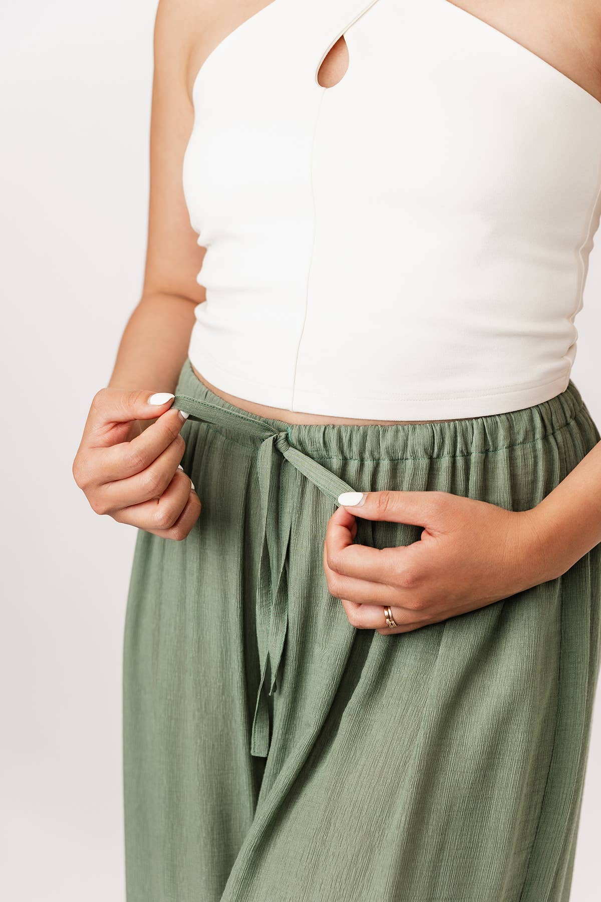 Patrón de costura para pantalones y shorts Aulio con cintura elástica (papel), tallas XS-XXL
