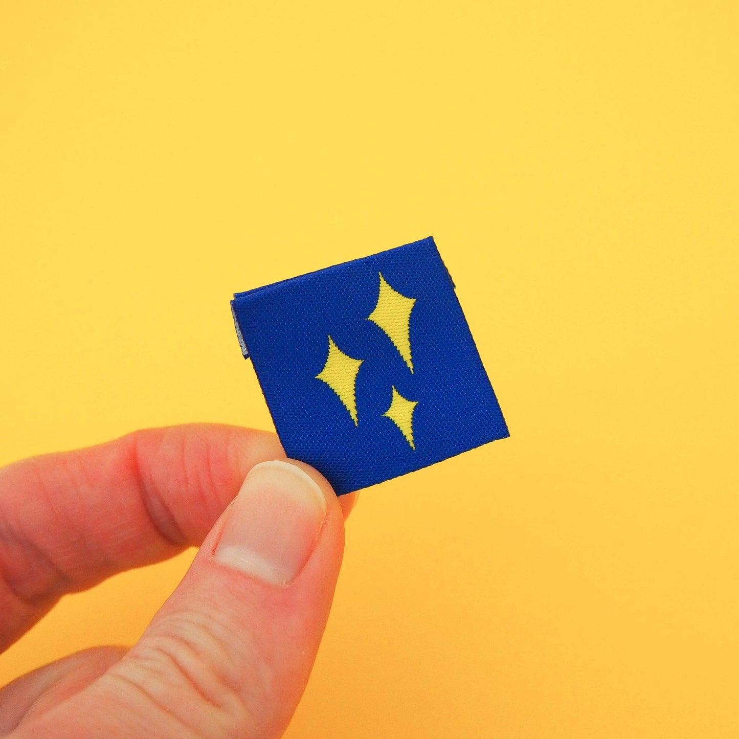 Woven Sew In Garment Labels 'Sparkle' Pack of 6