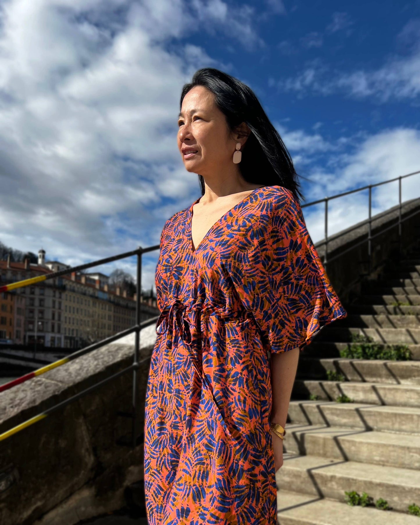 My Dress Made French Viscose Crepe Dressmaking Fabric 'Savana'