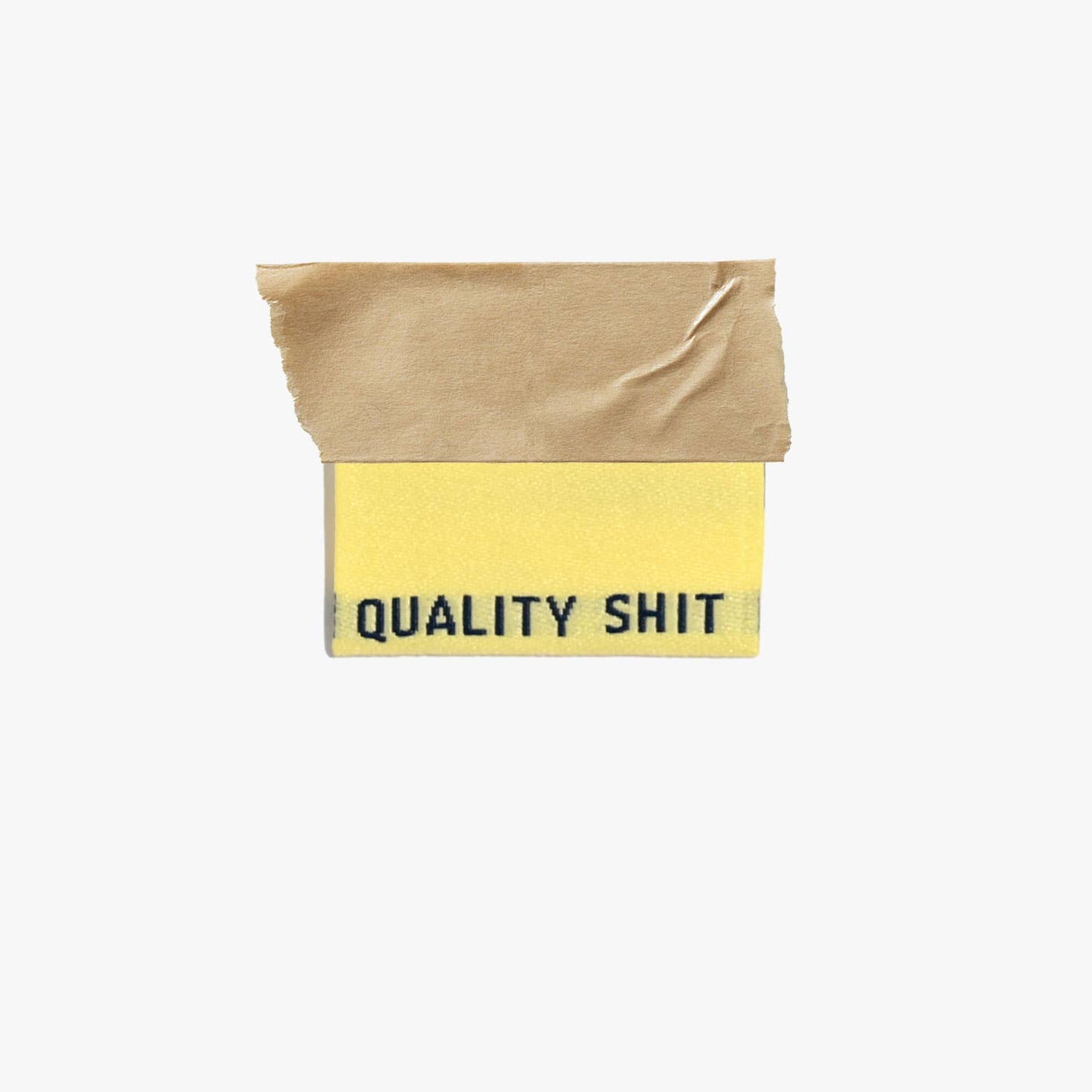 'Quality Shit' Sewing Labels in Pastel Colours by Kylie and the Machine, Sweary Sewist