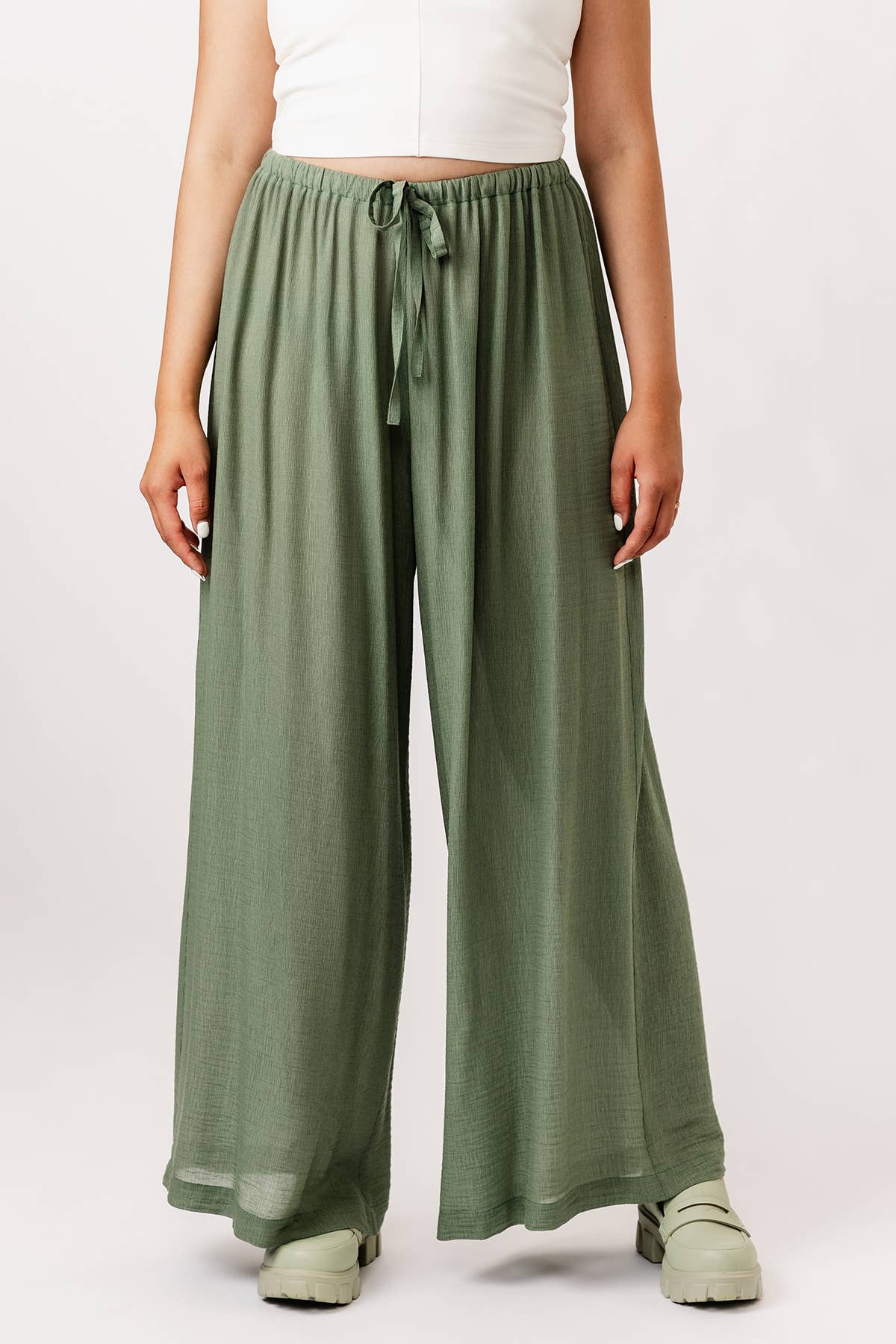 Patrón de costura para pantalones y shorts Aulio con cintura elástica (papel), tallas XS-XXL