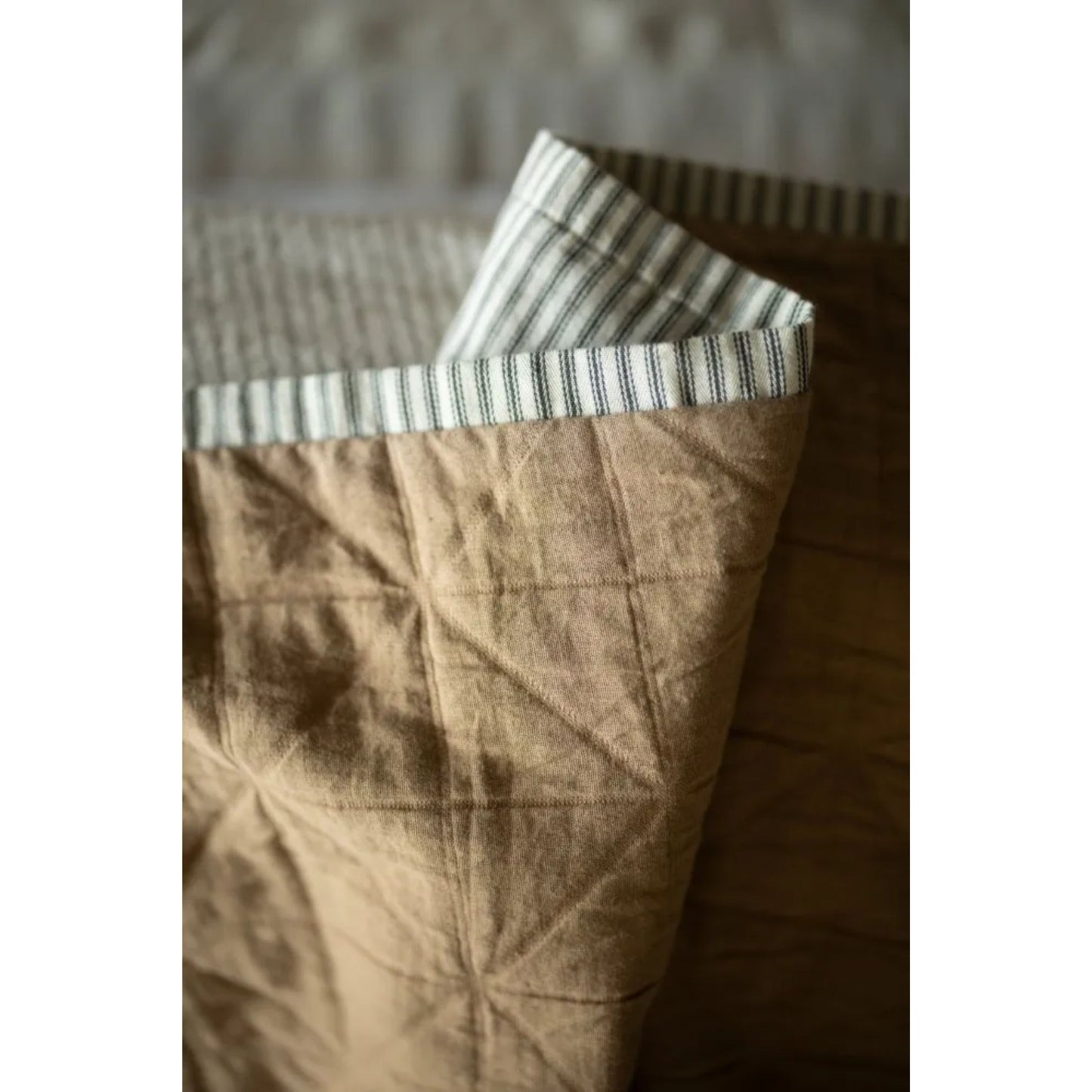 Quilted Jacquard Indian Cotton Dressmaking Fabric 'Pollen' by Merchant and Mills