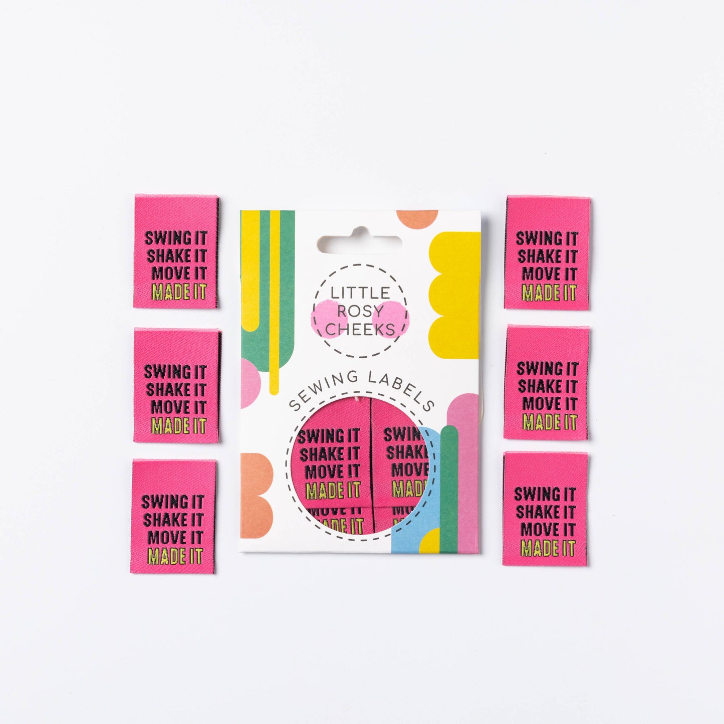Little Rosy Cheeks Woven Sewing Labels - Swing it!