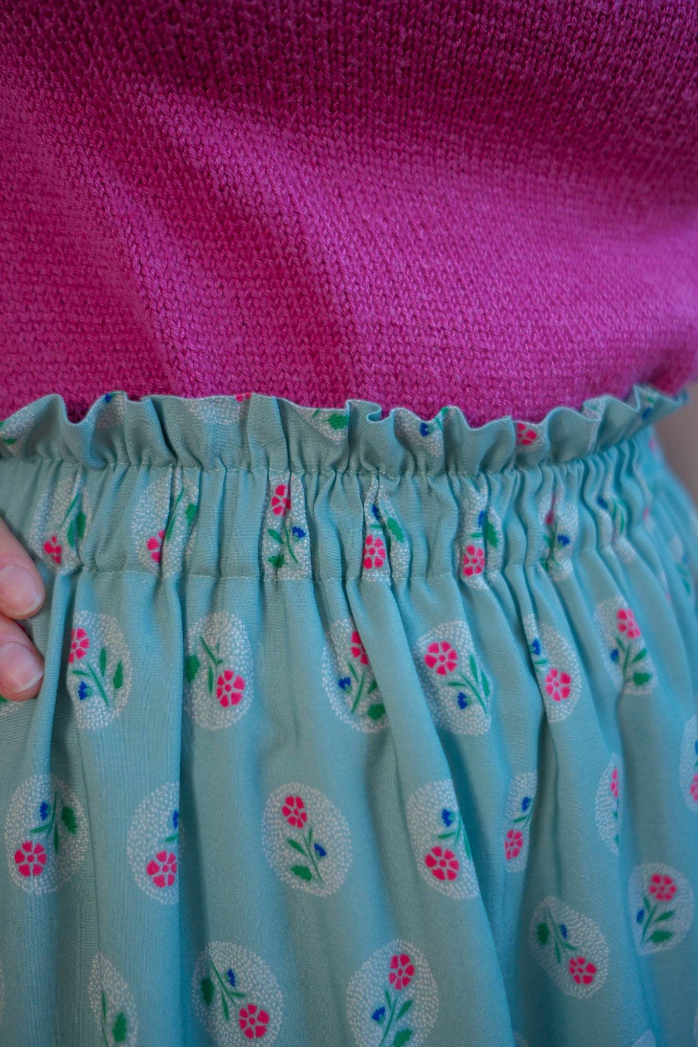 'Sweet Pea' Viscose dressmaking Fabric by Lise Tailor - Spring Collection 2025