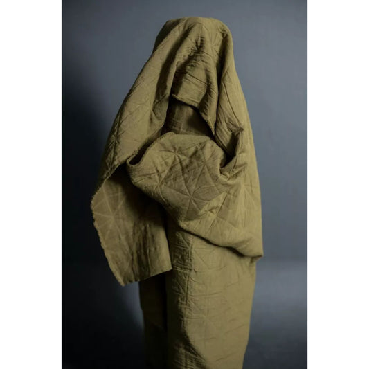 Quilted Jacquard Indian Cotton Dressmaking Fabric 'Symphony Slub' by Merchant and Mills