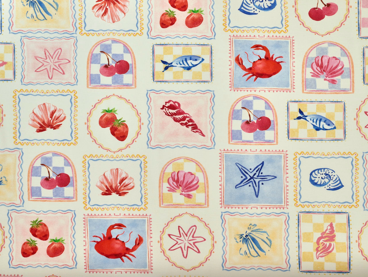 Fabric Godmother Cartolina Viscose Linen Ivory