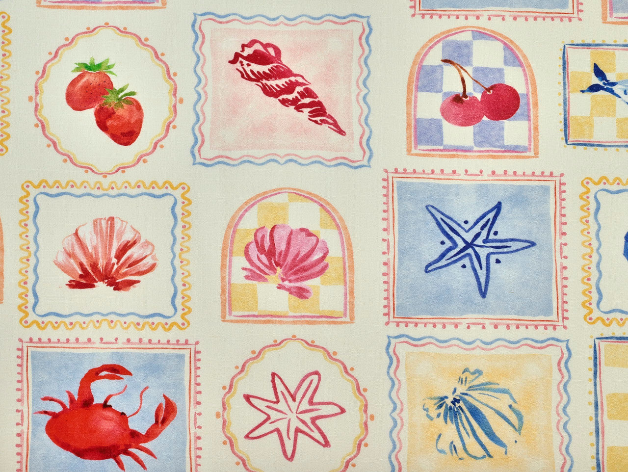 Fabric Godmother Cartolina Viscose Linen Ivory