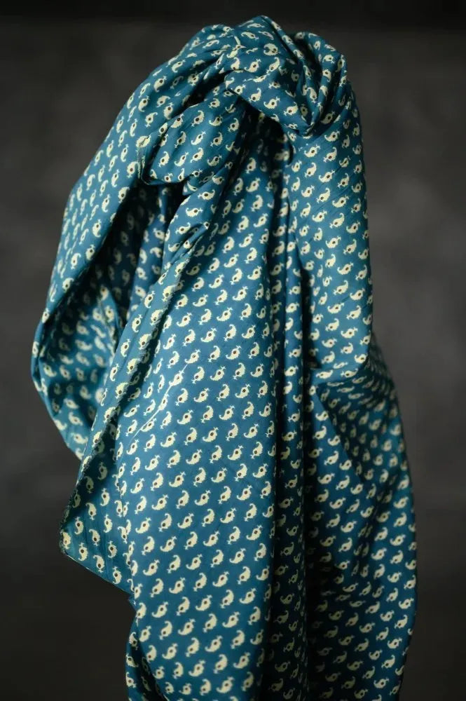Summer Specials - Indian Cotton 'Kali' in Cyan