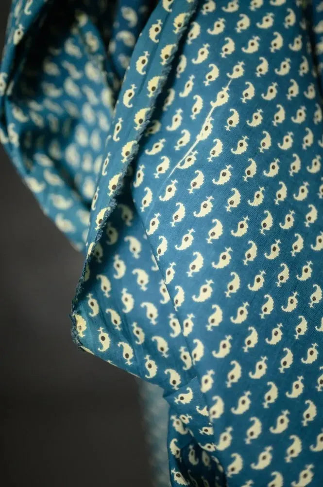 Summer Specials - Indian Cotton 'Kali' in Cyan