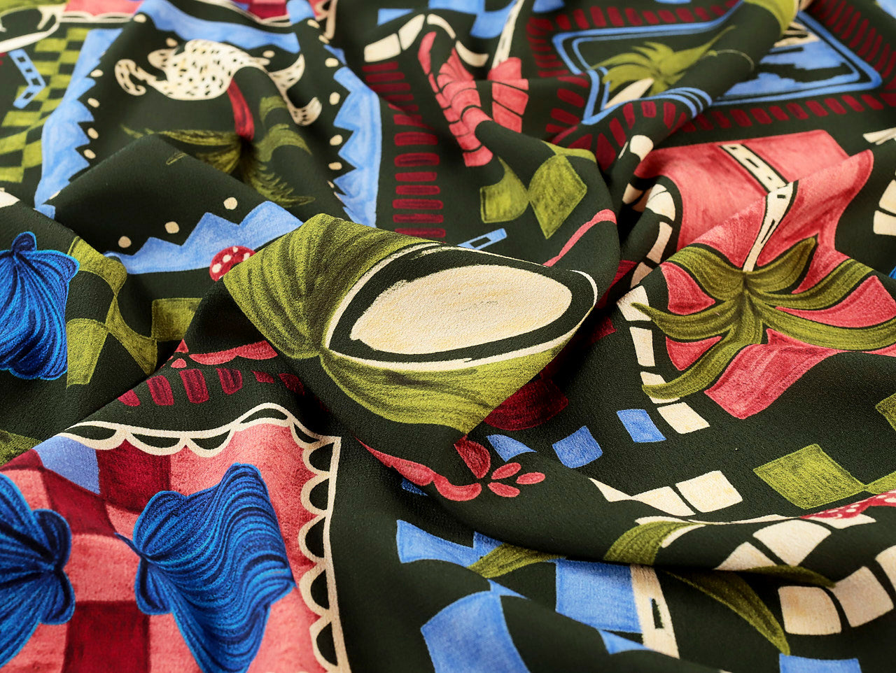 Fabric Godmother Leo's Beach Viscose Crepe