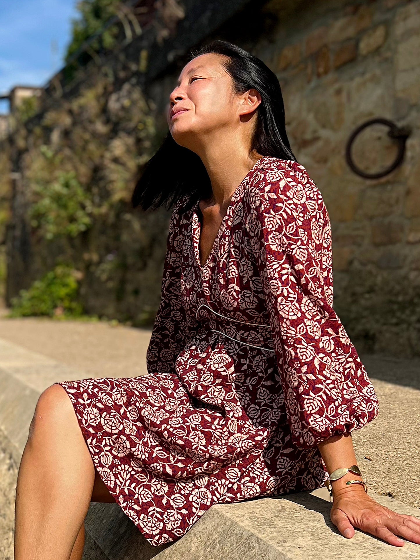 My Dress Made French Viscose Dressmaking Fabric 'Celeste'