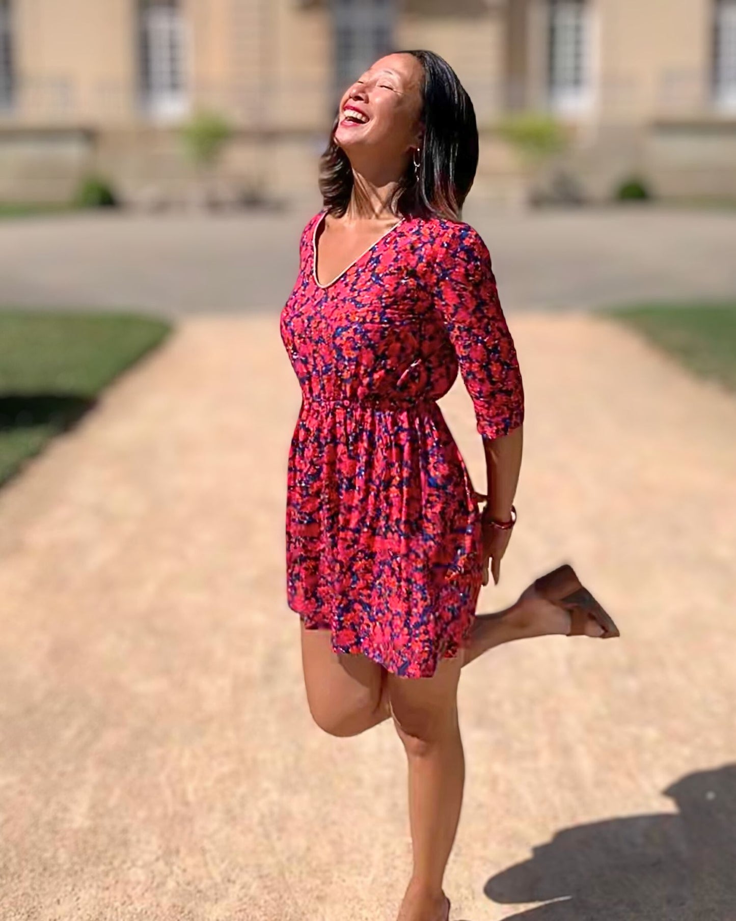 My Dress Made French Viscose Twill Dressmaking Fabric, 'Bliss'