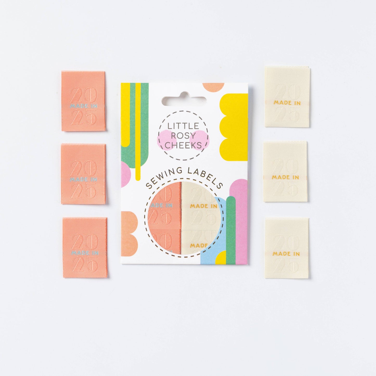 Little Rosy Cheeks Woven Sewing Labels - Made in 2025