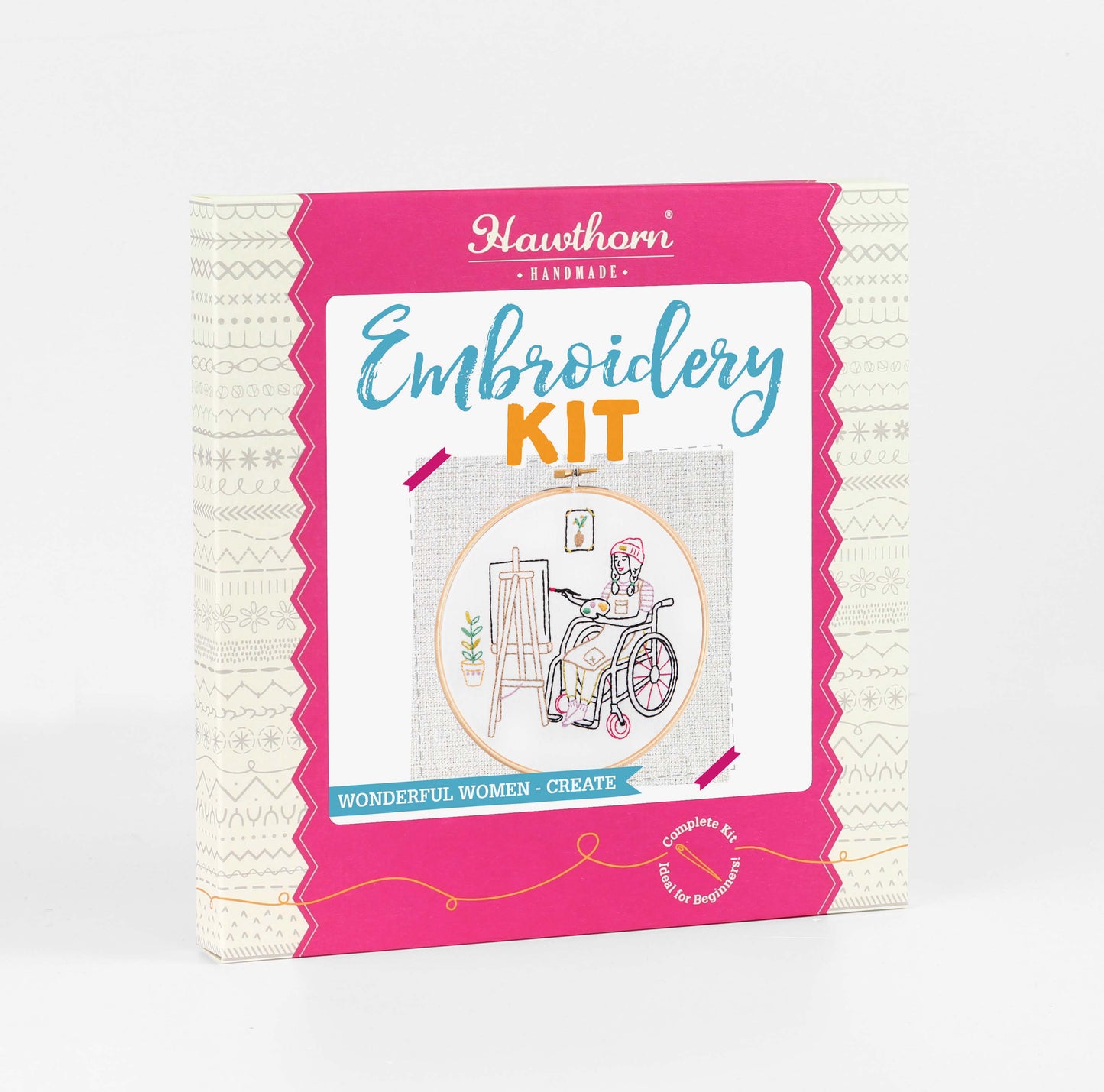 Kit de pintura y bordado (Crear), kit completo de manualidades