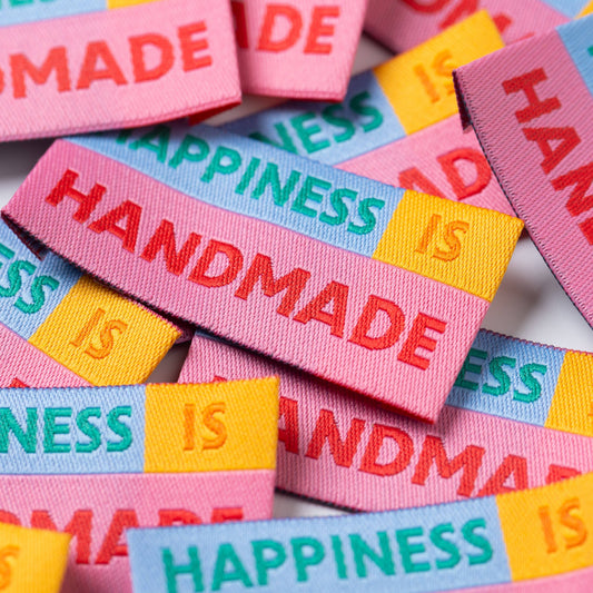 Little Rosy Cheeks Woven Sewing Labels - Happiness Is Handmade