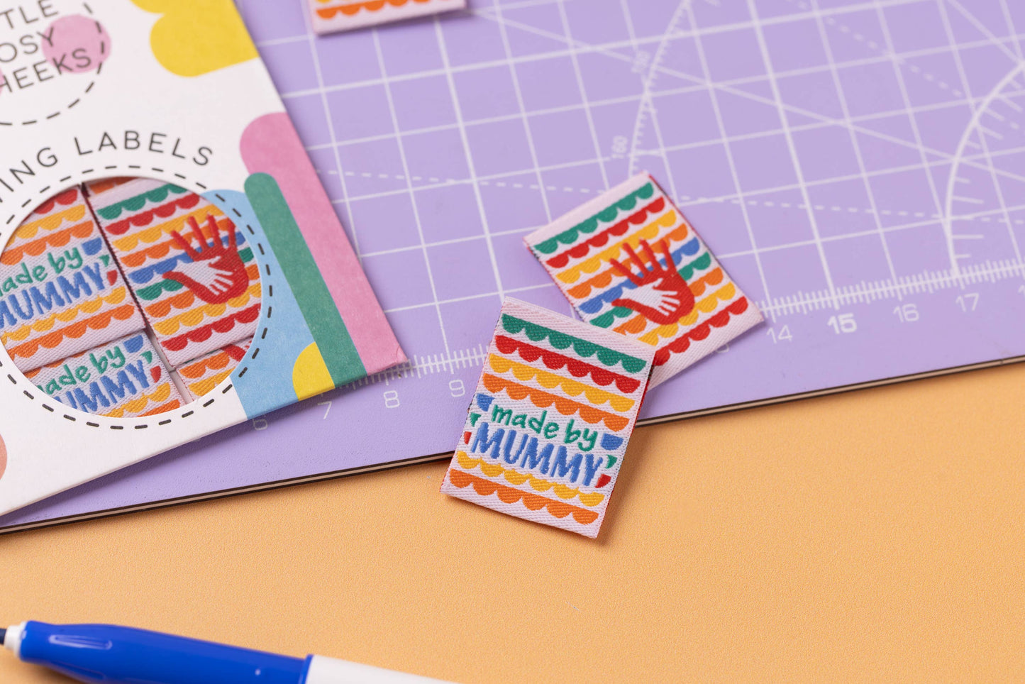 Little Rosy Cheeks Woven Sewing Labels - Made by Mummy 2.0