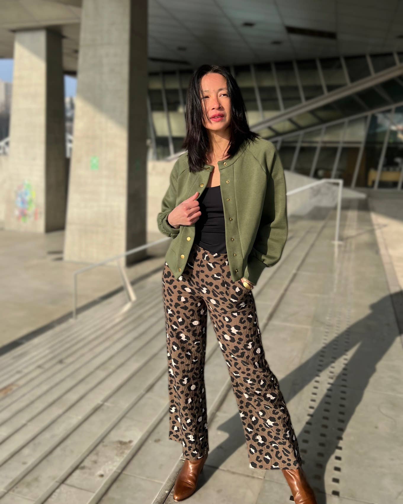 BACK IN STOCK - 'Mara' Leopard Print Viscose Dressmaking Fabric by My Dress Made