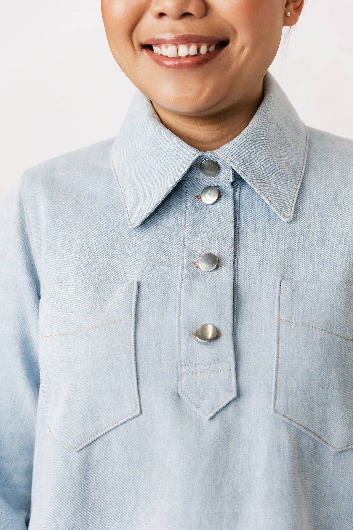 Loviisa Shirt Dress Sewing Pattern by Named