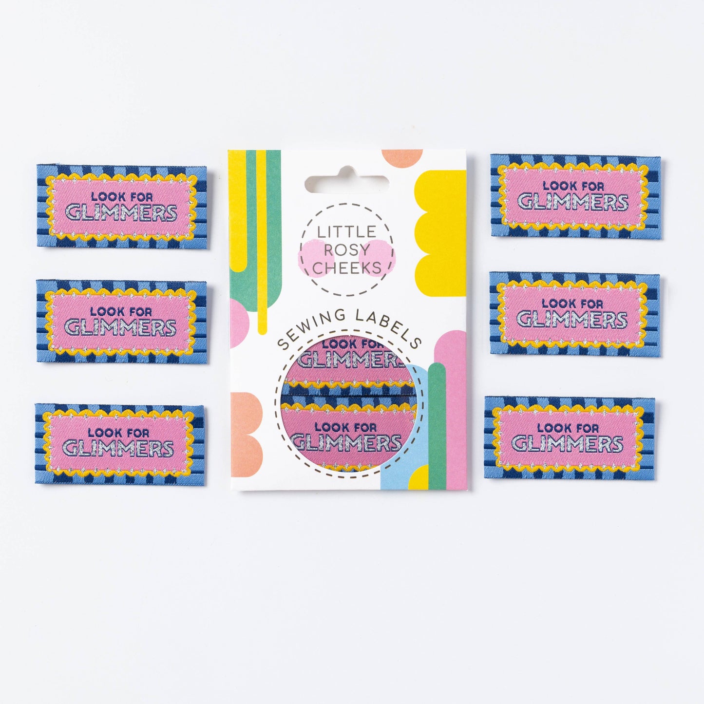 Little Rosy Cheeks Woven Sewing Labels - Look for Glimmers