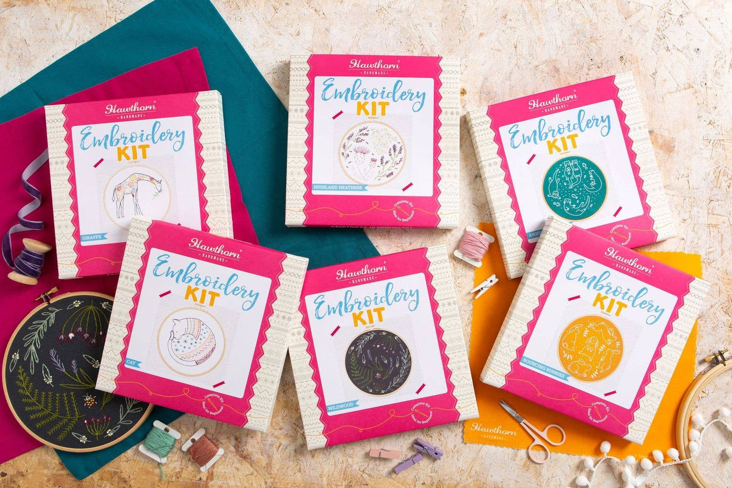 Kit de bordado Dandy Dogs: kit completo de manualidades para principiantes