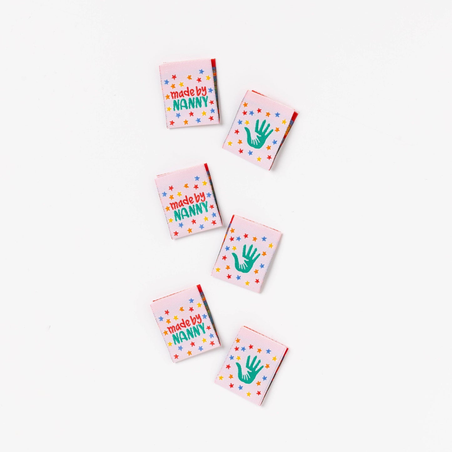 Little Rosy Cheeks Woven Sewing Labels - Made By Nanny 2.0