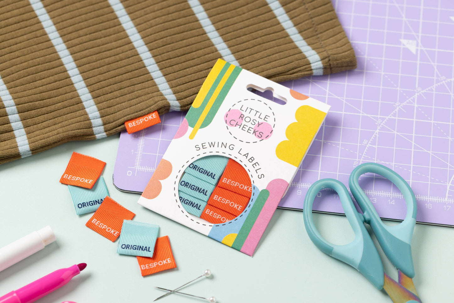 Little Rosy Cheeks Woven Sewing Labels - Bespoke / Original