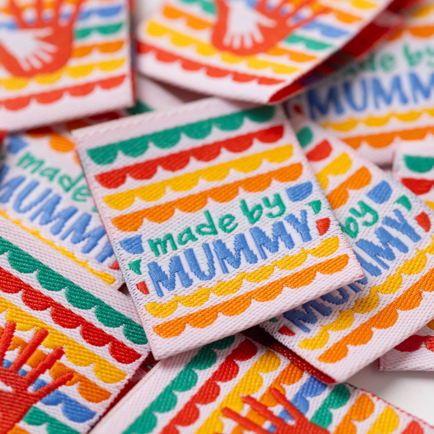 Little Rosy Cheeks Woven Sewing Labels - Made by Mummy 2.0