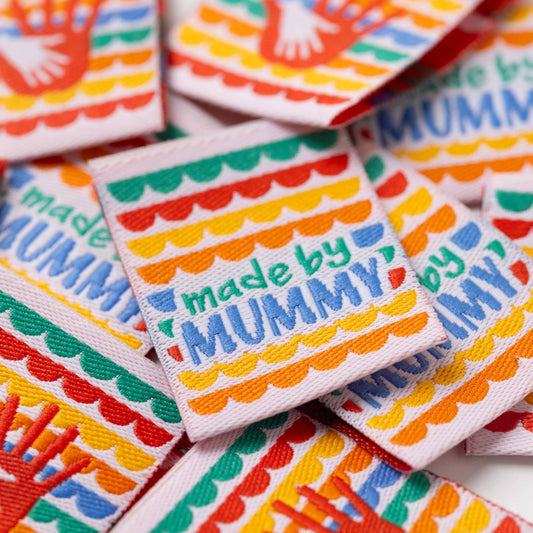 Little Rosy Cheeks Woven Sewing Labels - Made by Mummy 2.0