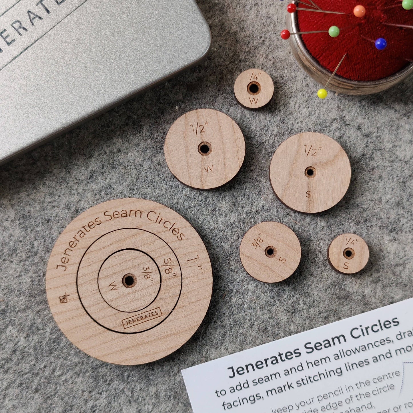 Cercles de couture de Jenerates