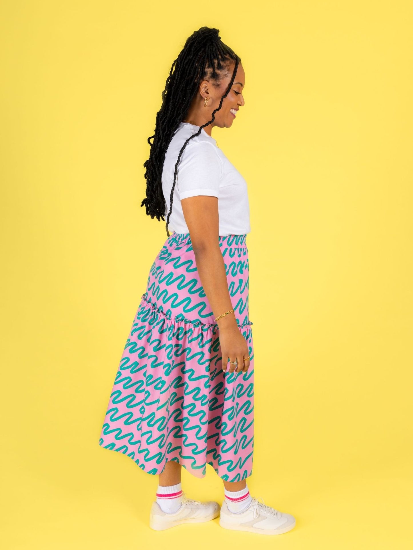 Tilly and the Buttons, Luella Tiered Skirt, Dressmaking Pattern for Confident Beginners