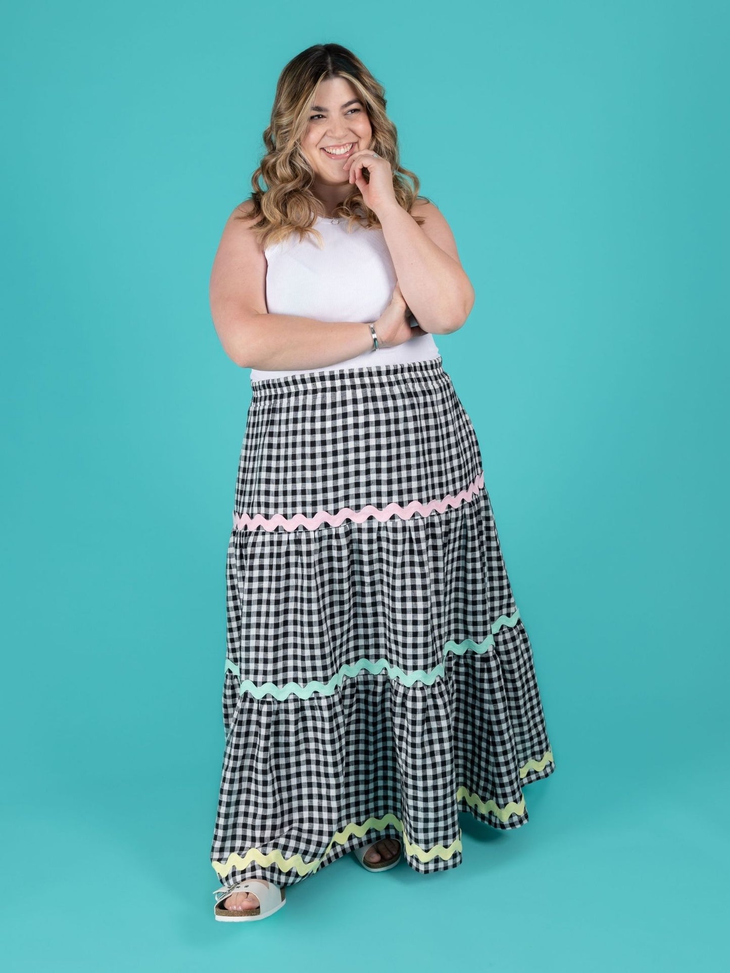 Tilly and the Buttons, Luella Tiered Skirt, Dressmaking Pattern for Confident Beginners