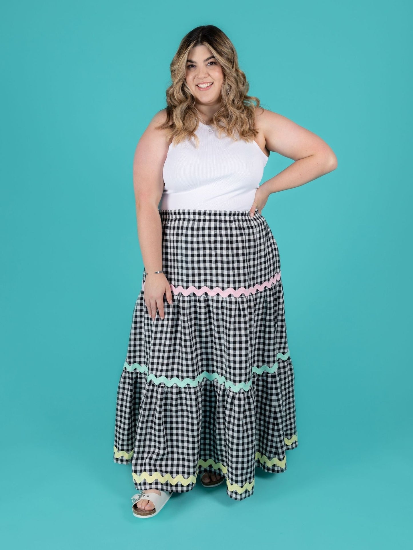 Tilly and the Buttons, Luella Tiered Skirt, Dressmaking Pattern for Confident Beginners