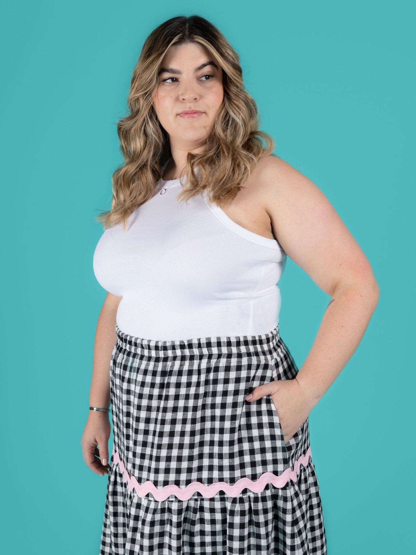 Tilly and the Buttons, Luella Tiered Skirt, Dressmaking Pattern for Confident Beginners