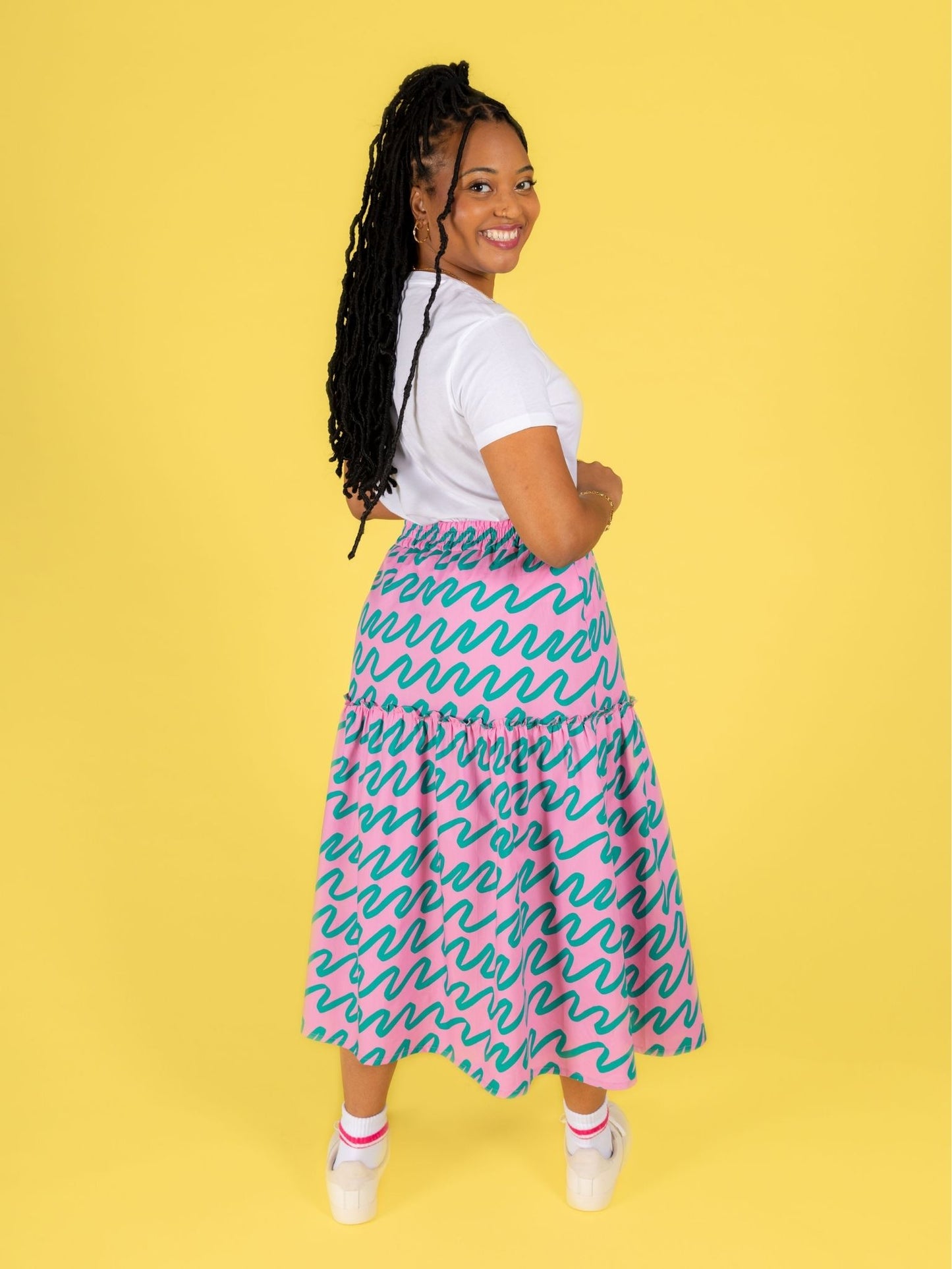 Tilly and the Buttons, Luella Tiered Skirt, Dressmaking Pattern for Confident Beginners